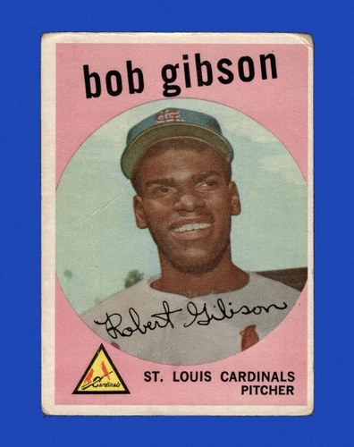 1959 Topps Set-Break #514 Bob Gibson RC LOW GRADE (crease) *GMCARDS*