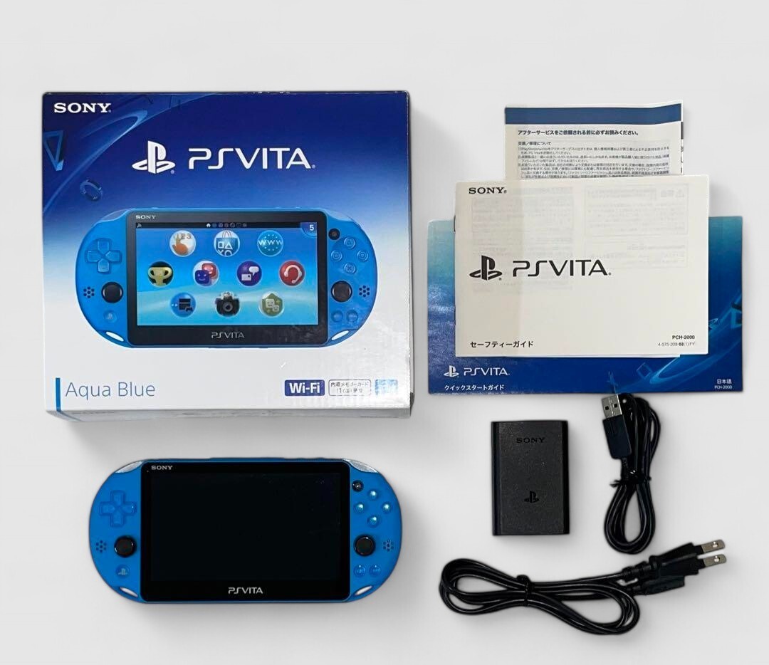 SONY PS Vita アクアブルー Wi-Fi 2000