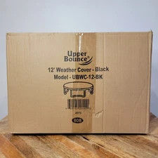 Upper Bounce 12ft Round Trampoline Weather Cover Black 12'