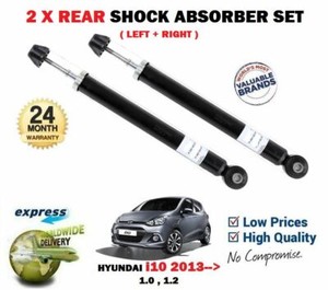 For Hyundai I10 2013 New 2x Rear Axle Left Right Shock Absorber Shocker Set Ebay