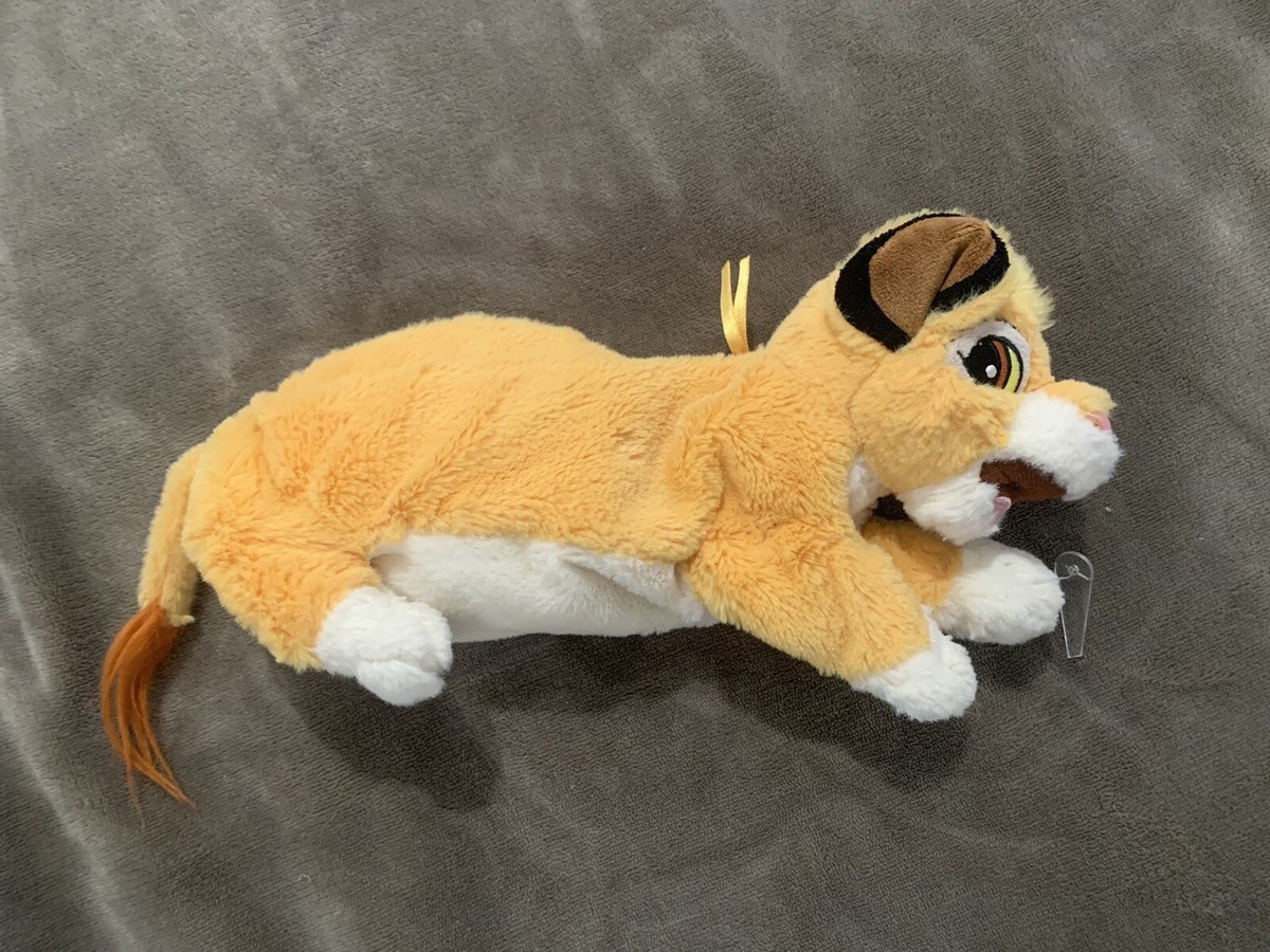Disney Lion King Simba Pouch Stuffed Animal Disneyland Paris
