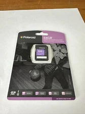 Polaroid 64 GB SDXC Memory Card Class 10 UHS-1 New Sealed