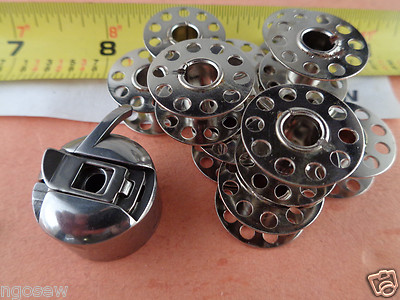 fits Viking Elna Bernina Bernette Sewing Machine 1 Bobbin Case  20 Bobbins