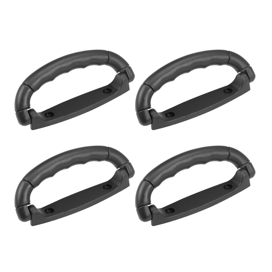 4-Pack Black 4.92-Inch Plastic Luggage Handle Pulls for Suitcases-image