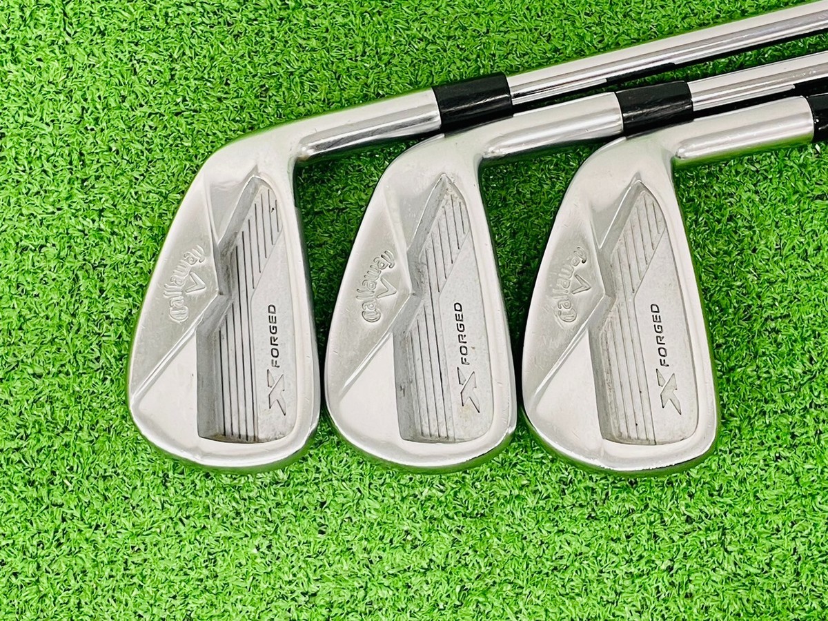 Callaway X Forged 2018 Iron 5-9+PW RH Ks Tour Lite Stiff Flex 