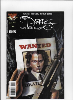 Darkness # 1 Wanted Dead  Top Cow Comics very fine  1st Print