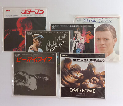 DAVID BOWIE · 6 Japan-Vinyl-Singles 7'' · Siehe Beschreibung