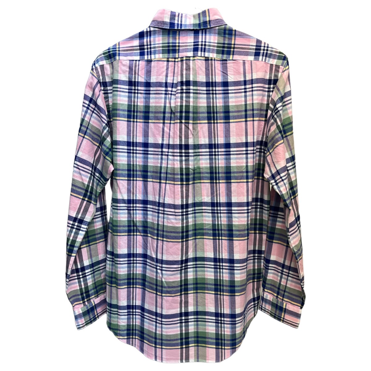 Polo Ralph Lauren Long Sleeve Shirt Pink Green Blue Plaid