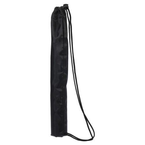 Bolsa de transporte de una sola pata de 17" larga bolsa de nailon plegable negra - Imagen 1 de 6