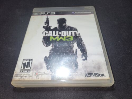 Call Of Duty: Modern Warfare 3 sony PLAYSTATION 3 PS3 Ex+ NM Disco Complete-Wd - Imagen 1 de 3