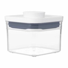 Image of Oxo Good Grips POP Container - White ABS Square - Small Extra Short - 400 ml
