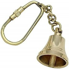 Brass Mini Ring Bell key chain Decorative For Christmas Bell