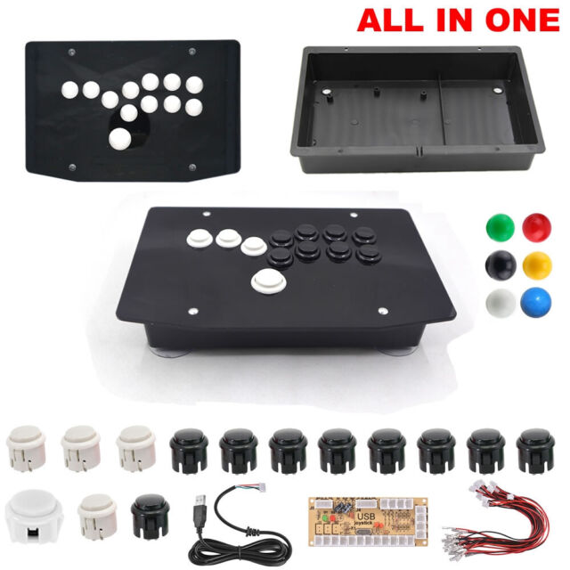 DIY Hitbox Joystick All Button Fighting Game Controllers Kit Panel Case Buttons