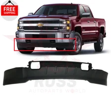 New Front Bumpar Lower Valance Textured For 2015-2019 Chevrolet Silverado 250 HD