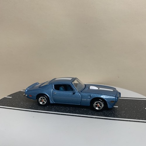 Racing Champions ‘70 Pontiac Firebird Trans Am Light Blue Metallic/White 1:64 NM - Picture 2 of 14