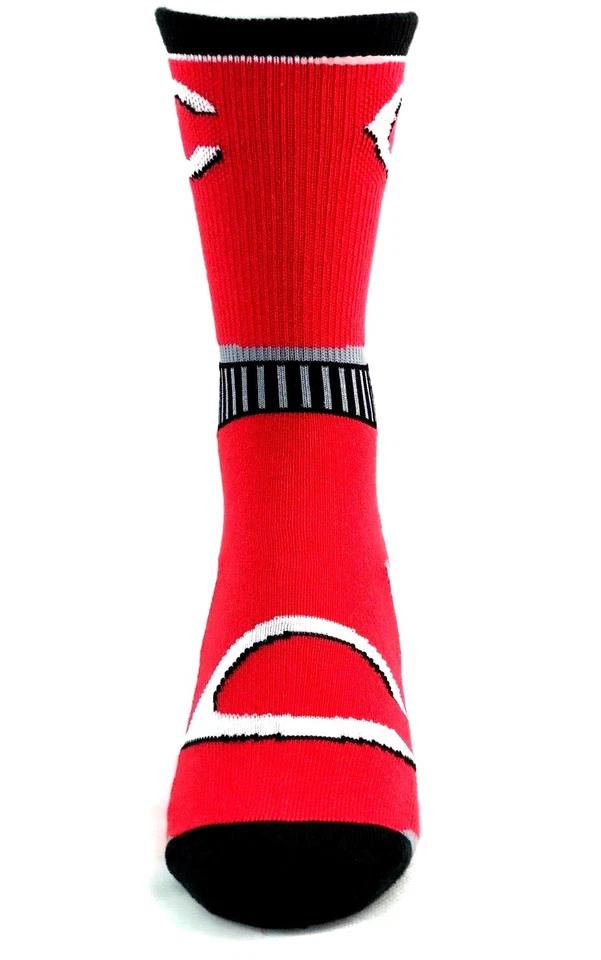 Cincinnati Reds Black & Red Sport Big Crew Socks - Image 2 of 3