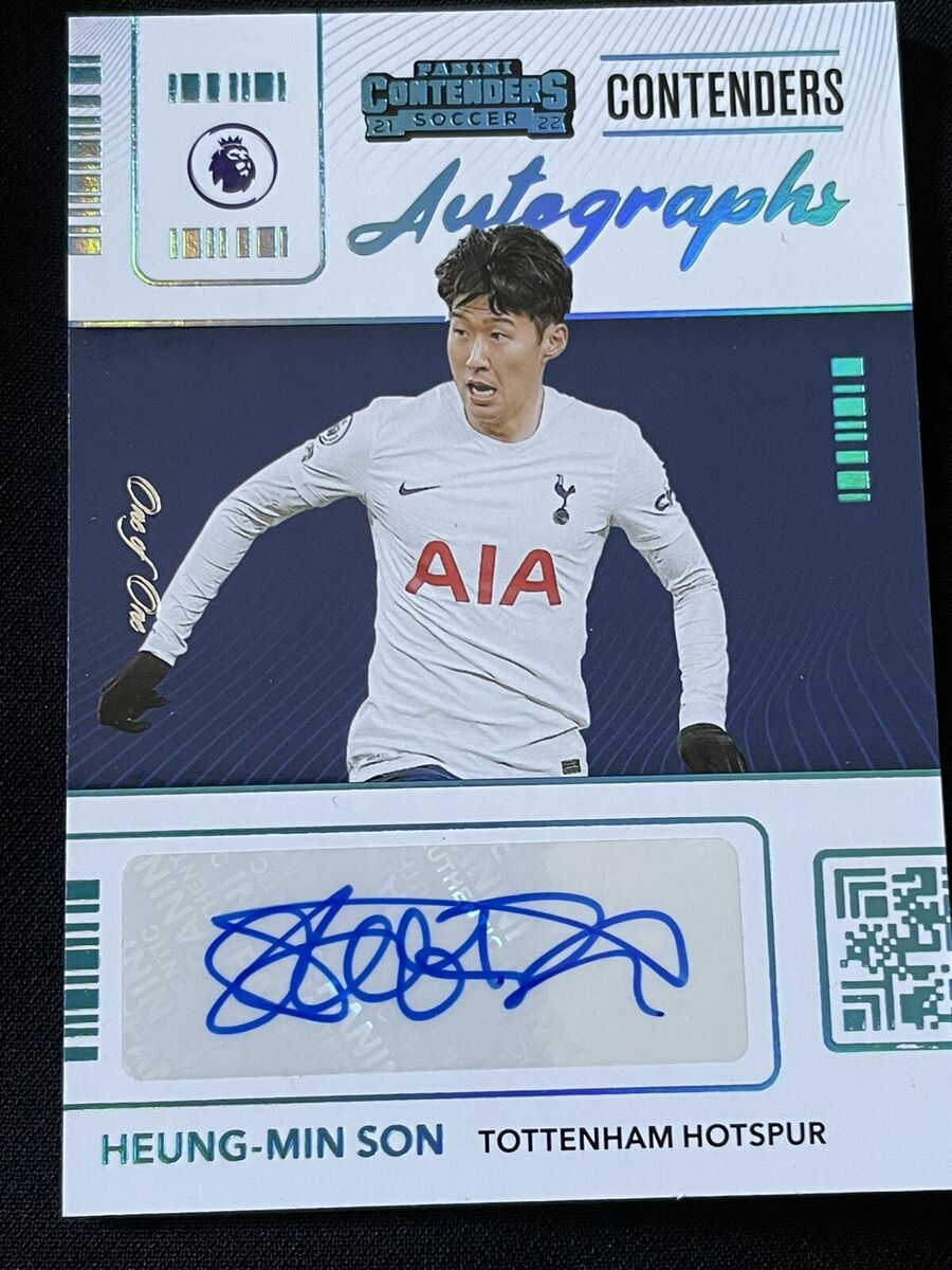Heung-Min Son 1 of 1 Platinum Auto 2021-22 Panini Chronicles Contenders