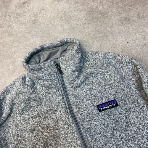 Patagonia Fleece Mujer XS Better Suéter Media Cremallera Senderismo Chaqueta, Gris - Imagen 8 de 10