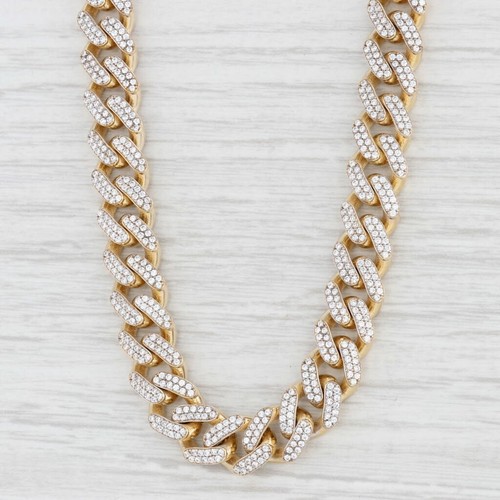 Cubic Zirconia Monaco Curb Cuban Link 