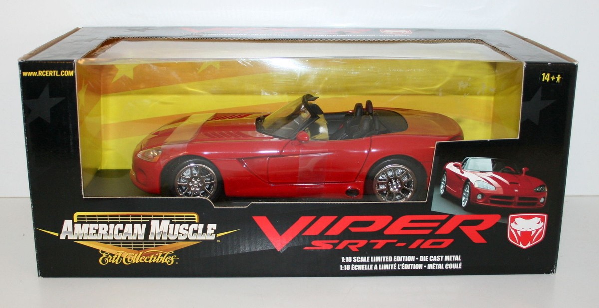 ERTL 1/18 33084 DODGE VIPER SRT-10 - RED | eBay