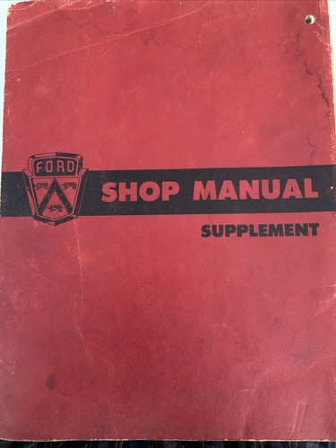 Original 1952 Ford F-Series Truck Shop Service Manual Supplement - Picture 2 of 9