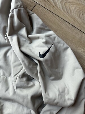 ナイキゴルフ★2way 撥水 ダブルジップ Storm ジャケット アイボリー NIKE 新品 ナイキ VM SWOOSH FULL ZIP JACKET リバーシブル ボア