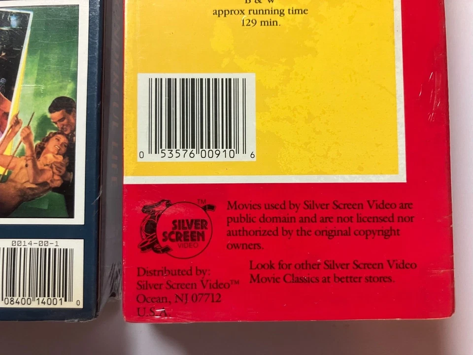 Frank Capra It's a Wonderful Life James Stewart Donna Reed 2 diff VHS Sealed New - Image 4 of 4