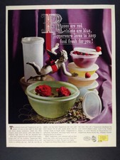 1961 Tupperware Plastic Containers Bowls vintage print Ad