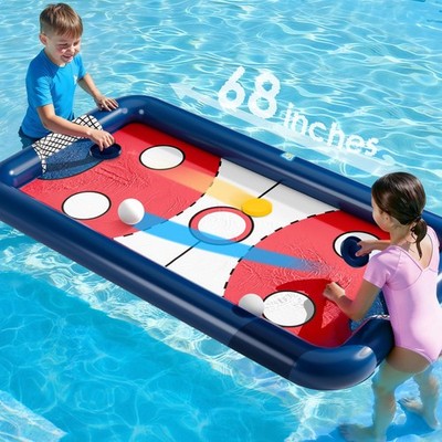 Funscape Kids Hockey Pool Game Toys, Big Inflatable Water Play Floating Toy, ...