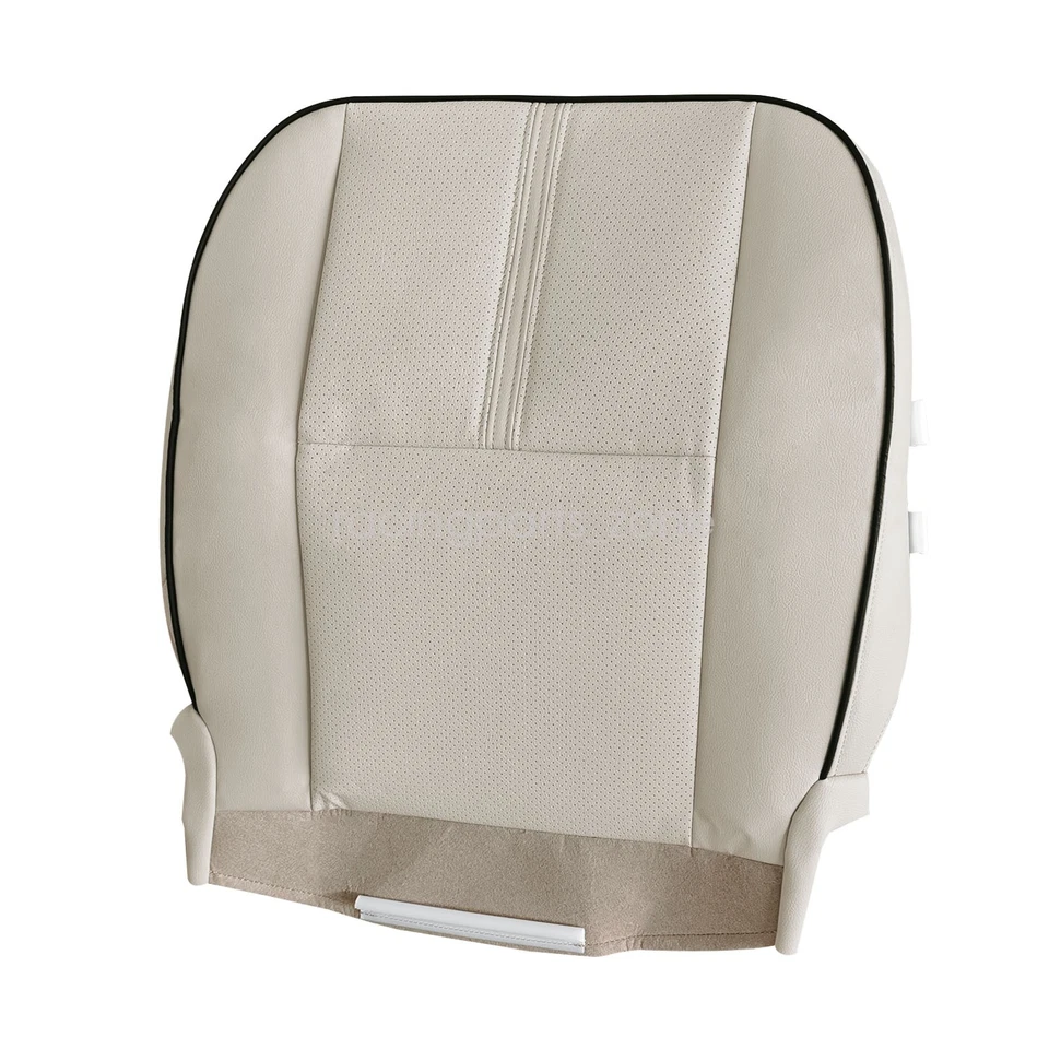 Front Passenger Bottom Perforated Leather Seat Cover Tan For 2010-12 Lincoln MKZ Foto 2 de 4