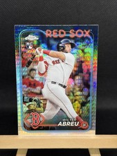 2024 Topps Chrome Wilyer Abreu Prism Refractor RC Boston Red Sox #165
