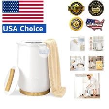 Luxury Towel Warmer Bucket with 3 Heating Modes & 24-Hour Timer, Large Capacity
