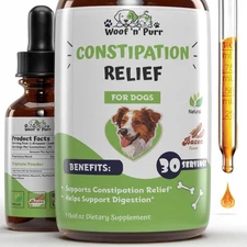 Constipation Relief for Dogs - Dog Constipation Relief - Dog Constipation