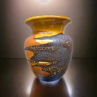 Royal Haeger Vase Earth Wrap Stunning
