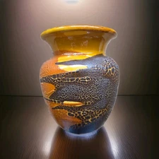 Royal Haeger Vase Earth Wrap Stunning 