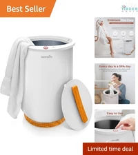 Large Towel Warmer White Spa Bathroom Heater Auto Shut-Off for Towels Robes