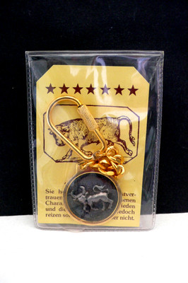 SCHLÜSSELANHÄNGER STERNZEICHEN STIER KEYRING TAURUS ZODIAC SIGN KEYRING ANHÄNGER