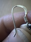 Native American Navajo Genuine Indian Handmade Sterling Silver Dangle Earrings — photo 7