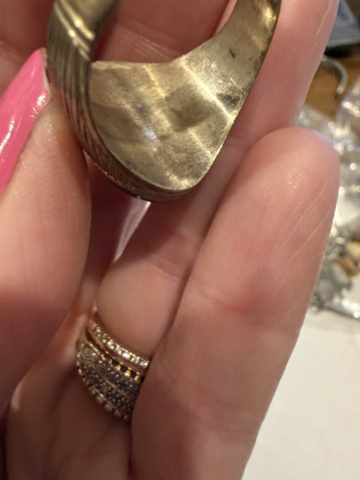 Orange Stone Ring Sterling Silver - image 6