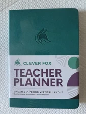 Clever Fox Undated Teacher Planner Turquoise - new and sealed 