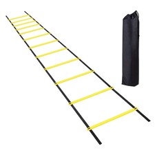 12 Rung Agility Speed Training Ladder Footwork Fitness Football Workout Exercise
