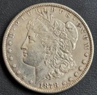 1878-CC Morgan Dollar Choice AU  - Excellent Key Date!