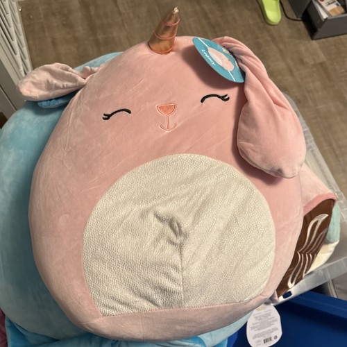 ULTRA SELTEN 16 Zoll Legacy the Bunnycorn Squishmallow Kissen Plüsch NEU MIT ETIKETT - Bild 2 von 2