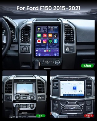 12.1'' 4+32G Android 13 Car Stereo Radio CarPlay GPS Navi For 2015-2021 Ford F150