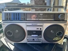 Ghetto Sony CFS-500 Vintage Boombox AM/FM Cassette Player Works Great!!!