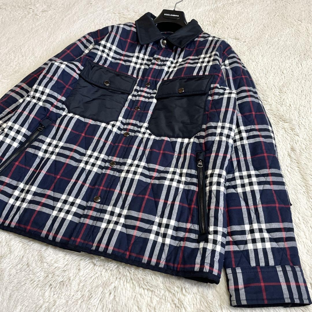 Current Model Burberry Quilted Jacket Blouson Che… - image 3