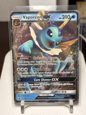Pokemon TCG Vaporeon GX SM172 SM Promo Holo GX 210 HP English 2019 on eBay