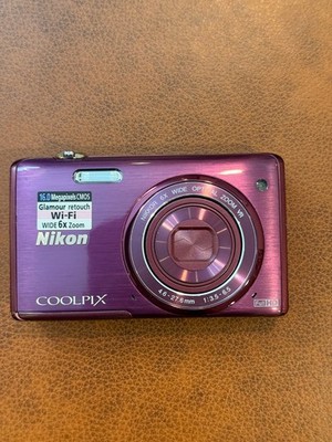 Nikon CoolPix S5200 Digital Camera with built in WiFi and 6x optical zoom lens