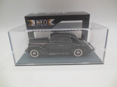 NEO Models 43201 Opel Admiral Limousine in schwarz neuwertig Maßstab 1:43