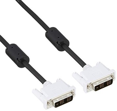 ELECOM Displaykabel DVI-D 24-pin Single Link Digital 5m schwarz CAC-DVSL50BKab